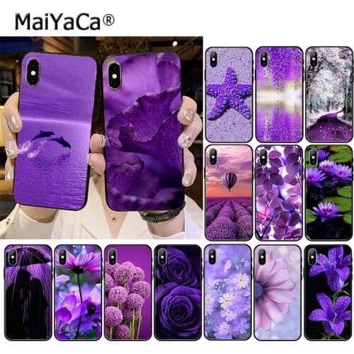 Infinity purple Flower Tulip Rose Dolphin Tree Water Phone Case for iphone 11 12 Pro XS MAX XS XR 8 7 6 Plus 5 5S SE 12mini