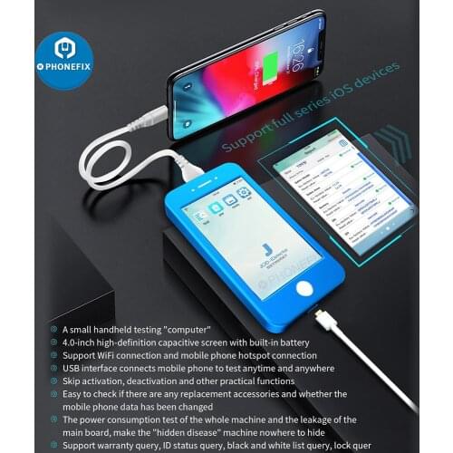 JC IDetector Tool JCID Intelligent Handheld Phone Detector for Iphone Fault Test All Series IOS Devices Engineering Disk Repair