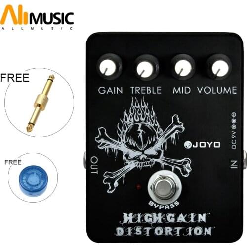 JOYO JF-04 High Gain Distortion effect Guitar pedal distortion stompbox adjustable from Crunch to Metal distortion true bypass