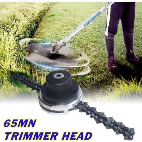 Trimmer Head Coil 65Mn Chain Trimmer Head Chain Brushcutter Garden Grass Trimmer For Lawn Mower Drop Shipping Support