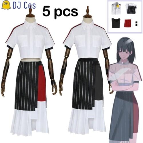 Anime Time Agent Qiao Ling Cosplay Costume Black Shirt Skirt T-shirt Uniform Halloween Party Outfit Halloween Girls Women