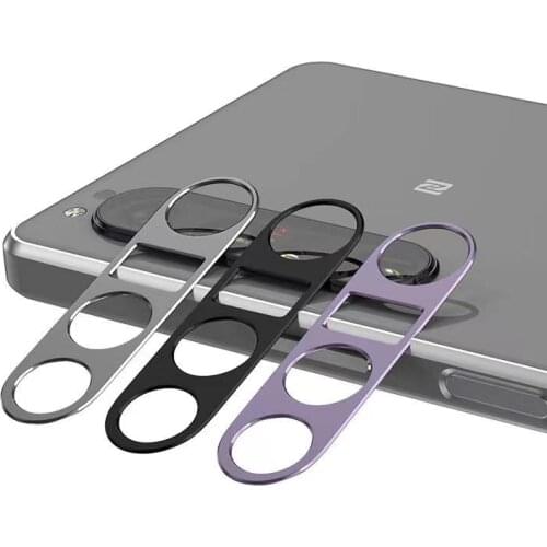 Metal Camera Glass cover For Sony Xperia 1 iii Metal Screen Protector Camera cover Sony xperia 1iii Tempered Glass