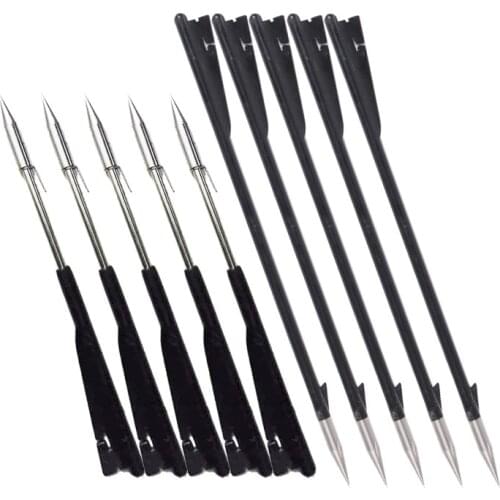 Arrow Pack of 5PCS Slingshot Hunting Bow Catapult Ammo Shooting Crossbow Head Dart Deepsea Flying Eagle