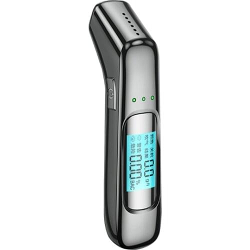 Portable Digital Breath Alcohol Tester Breathalyzer Analyzer Device LCD Screen Quick Response High Accuracy Detector
