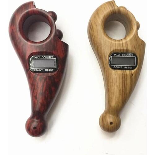 Manual Mini Buddhist Chanting Counter Buddha Beads Scroll Relaxation Decompression Toy Handheld Digital Display Battery Powered