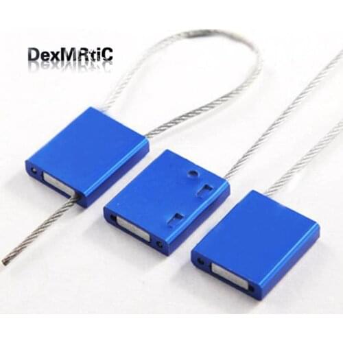 5pcs 40cm Security seals Aluminum Alloys Lock Body Container Wire seal cable tie anti-theft safe lock wholesale price