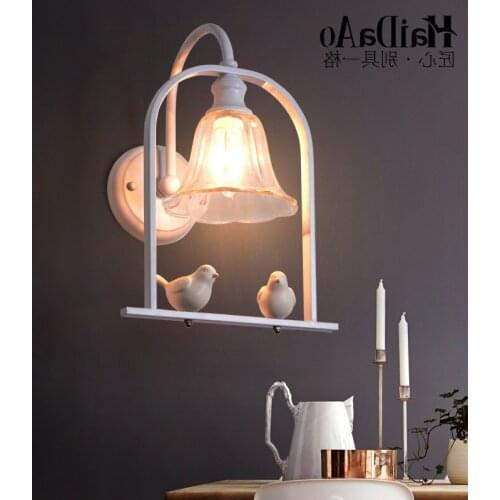 Vintage aplique luz pared rope living room corridor aisle wall lights for home cabecero de cama