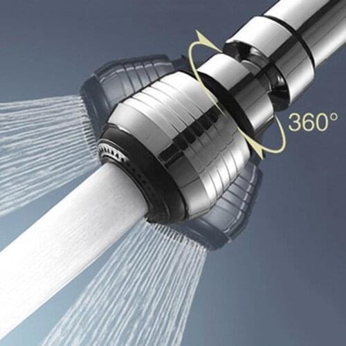 360° Rotary Universal Water Saving Tap Faucet Bubble Aerator Nozzle Filter