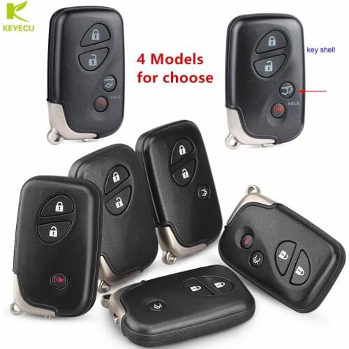KEYECU Replacement Smart Remote Key Shell Case 2/3/4 Button TOY48for Lexus ES350 IS250 IS350 RX350 GS430 GS350 LX570 RX350 GX460