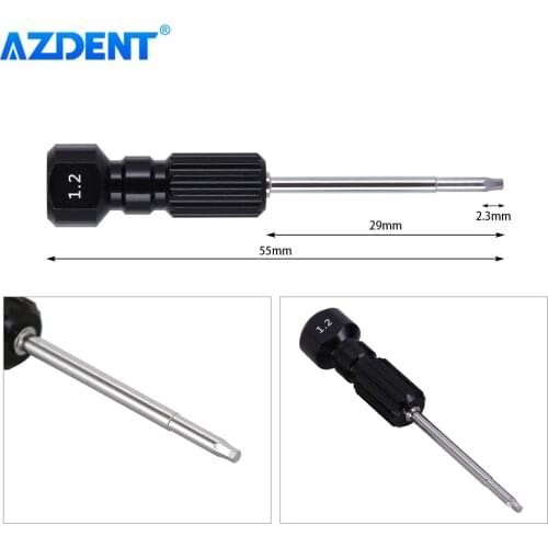 AZDENT 1PC Dental Implant Screw Driver Abutment Implant Tools set Dental Lab Micro Screwdriver for Implants Drilling Tool