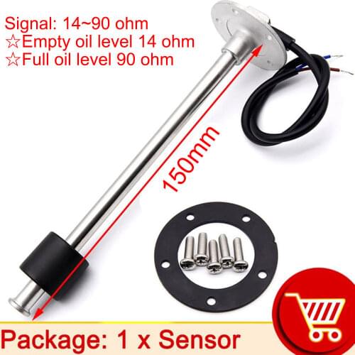 290mm 300mm 150~0 ohm Custom size 250mm 90~0 ohm Motorcycle Boat Car Fuel & Water Level Gauge Sensor