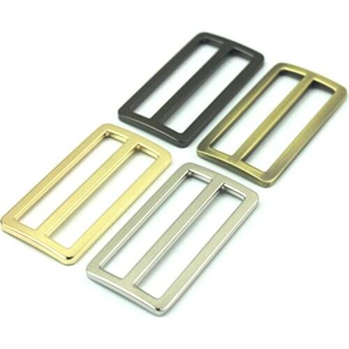 2 inch (inner size) Nickel alloying rectangle sliders strap adjuster 100pcs 3mm thickness