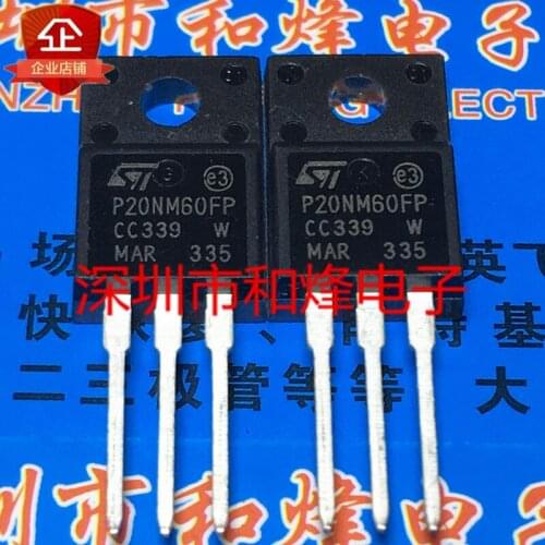 5pcs P20NM60FP STP20NM60FP TO-220F 600V 20A