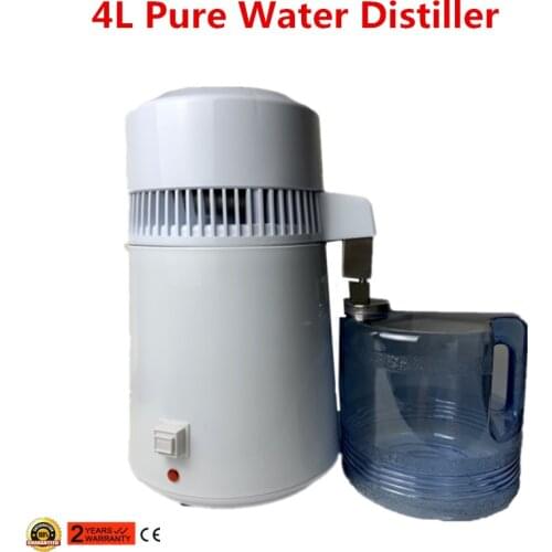 Brand New 4L Pure Distilled Water Filter Machine Dentistry Water Distiller Distillation Purifier Equipment With CE Approved