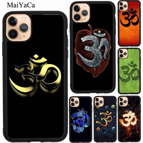 MaiYaCa Aum Om Symbol Case For iPhone XR X XS Max SE 2020 6S 8 7 Plus 12 mini 11 Pro Max Coque