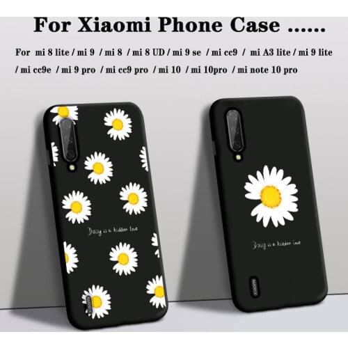 Phone Case For xiaomi mi 8 9 a3 lite Cover Silicon mi cc9 se cc9e mi 10 mi9 pro cc9 pro note 10pro Case Rose Flower Floral Cover