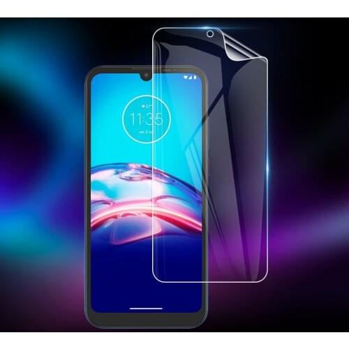 For Motorola Moto E6 Plus E6s (2020) E6i 6.1" Clear TPU Hydrogel Full Cover Soft Screen Protector Film ( Not Glass )
