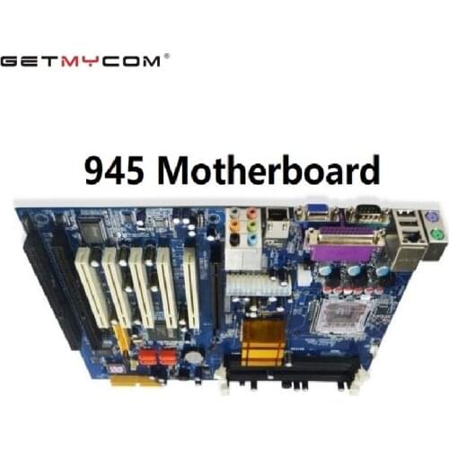 Getmycom Original 945 industrial ddr2 motherboard socket 775 pin motherboard with 2*ISA and 5*PCI Slots support Intel chipset