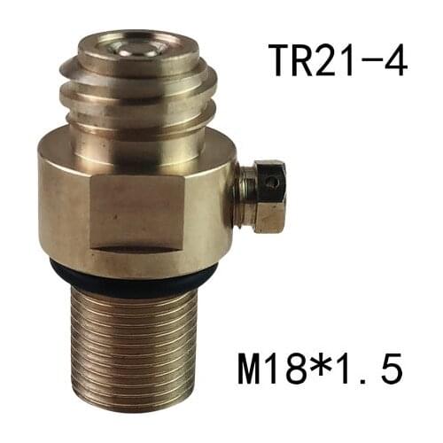 M18x1.5 Thread Soda tank Maker Valve Adapter Refill CO2 Brass Pin Valve for Soda Brass Valve Parts Home Improvement