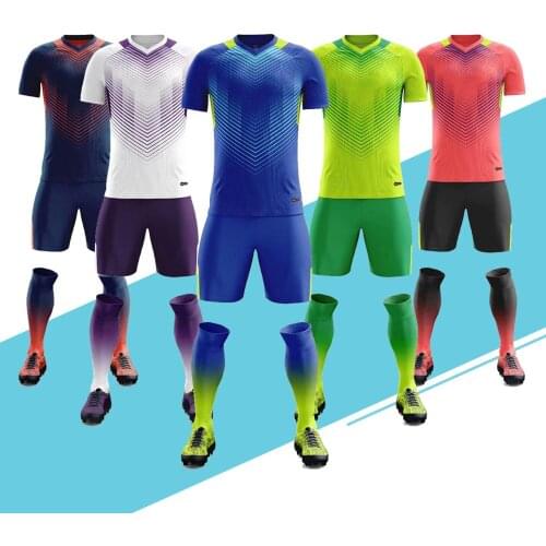 2019 adult kid soccer jersey Uniform football t-shirt kit DIY any design color logo,top quality football shirt maker