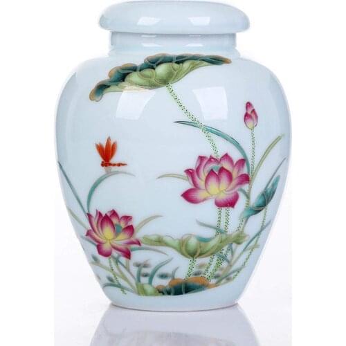 Dear Pet Memorials Lotus Glaze Ceramics Pet Cremation Urn