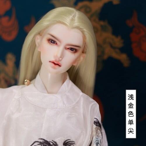 1/3 BJD Wig Ancient Costume Hanfu Long Hair Vintage Samurai Basic Wigs For BJD/SD SD13 SSDF Strong Uncle Doll Accessories C119