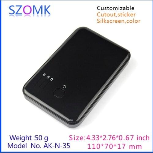 Szomk plastic housing enclosure for electronics plastic case (10 pcs) 110*70*17mm wireless charger enclosure, junction box
