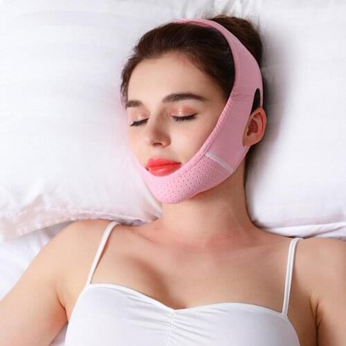 Face Slimming Band Double Chin Face Sliming Bandage V Shaped Breathable Soft Facial Tighten Skin Lifting Band for Female