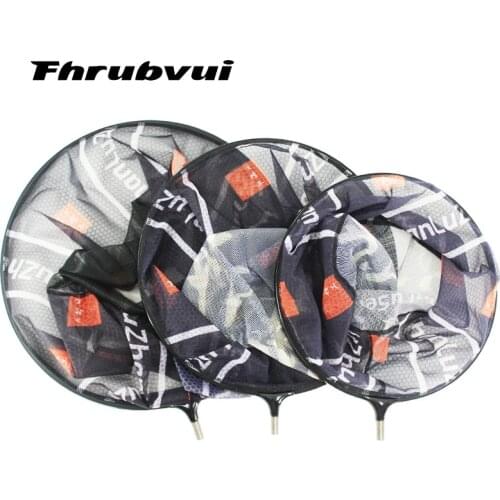 Alloy net head ultra light hard imitation carbon competitive titanium alloy net ring zipper replaceable net cloth fishing gear