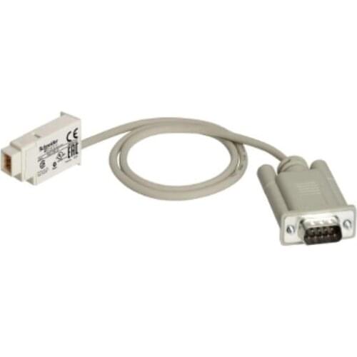 SR2CBL07 SUB-D 9-pin modem connecting cable - for smart relay Zelio Logic - 0.5 m