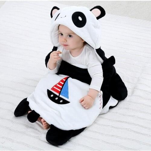 Super Soft Plush Sleeping Bags for Toddler Children Boys Girls Cute Panda Sleeping Bag