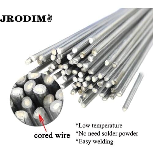 33cm 1.6/2.2mm Welding Rods 10/20pcs Powder Cored Aluminum Welding Rod Low Temperature No Need Solder Powder Accessories Tools