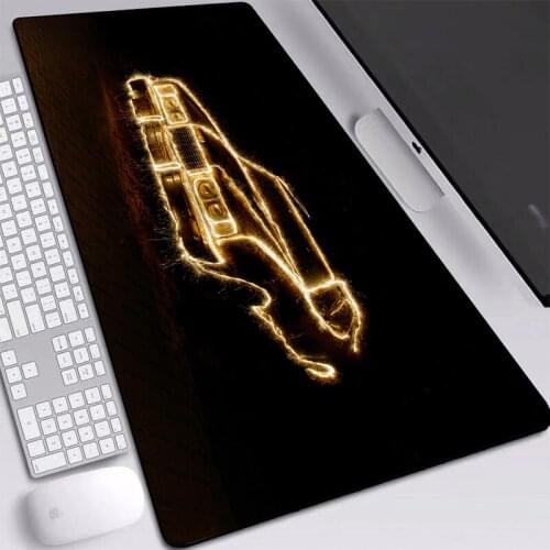 LED Car Profile Picture Mouse Mat Big Printed Desktop Pad Games Accessories Accurate-control Table Pad for CSGO DOTA Games