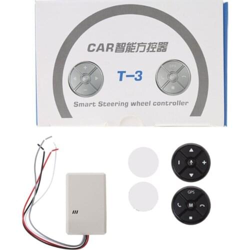 Universal Car Steering Wheel DVD GPS Wireless Smart Button Key Remote Control