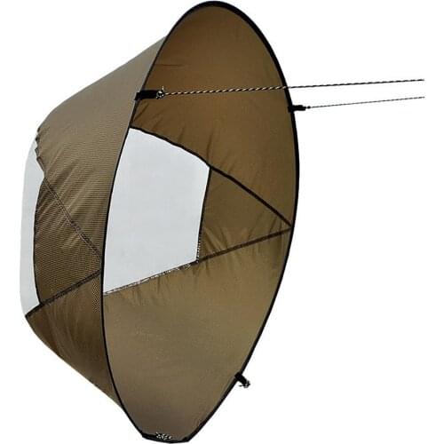 46 Inches Kayak Wind Sail Summer Surfing Wind Paddle Kayak Sail Transparent Wind Window Folding Kayak Paddle Board Accessories