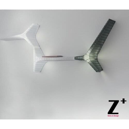 Y Shape Yet Book Shelf Decor Creative DIY Sconce Wall Lamp Modern Modern Wall Sconce Shopping Replica Item