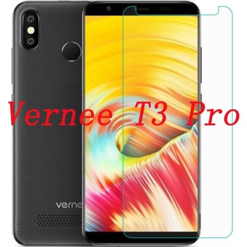 2PCS Smartphone 9H Tempered Glass for Vernee T3 Pro T3PRO Protective Film Screen Protector cover phone