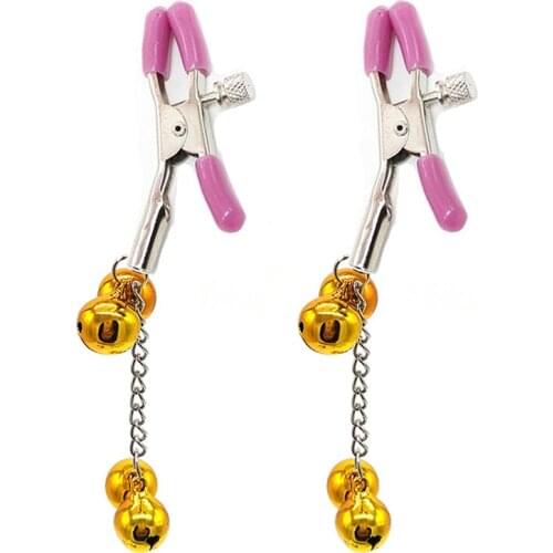 Nipple Clamps Sex Products Exotic Accessories Labia Clitoris With Metal Clamp Chain Adult Sex Toys For Women