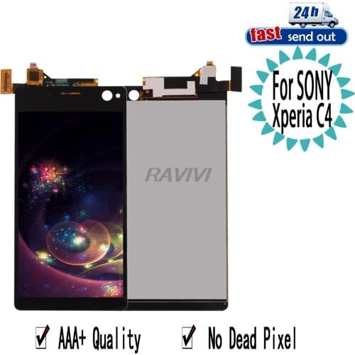 5.5" LCD For Sony Xperia C4 LCD Display E5303 E5306 Touch Screen Digitizer Assembly Replacement For Sony Xperia C4