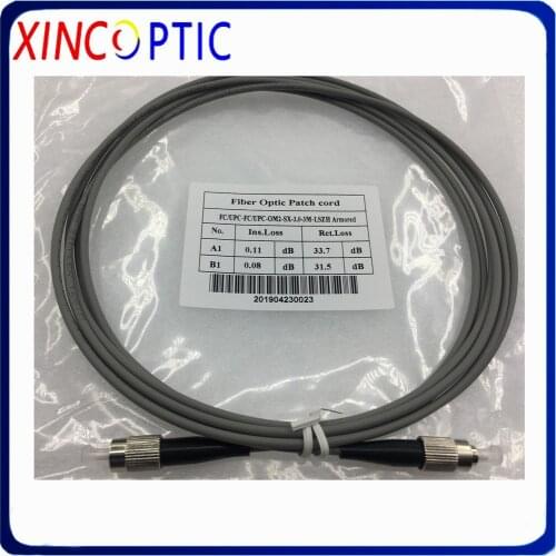 1 core 30M Multimode Armored Patch Cord 1core MM 62.5/125 OM1 SC LC FC ST 1 fiber 30Meters Armored Optical Fiber Jumper Cable