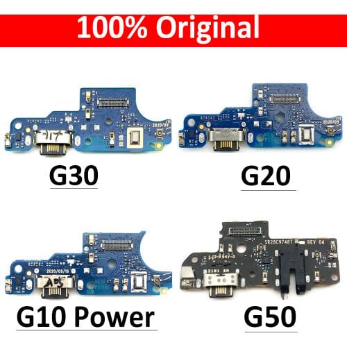 10pcs/lot, Original For Moto G30 G10 Power G50 Dock Connector Micro USB Charger Charging Port Flex Cable Microphone Board