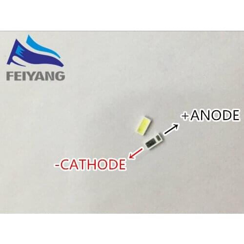 1000pcs AOT LED Backlight Middle Power LED 0.5W 3V 4020 48LM Cool white LCD Backlight for TV TV Application 4020C-W3C4 EVERLIGHT