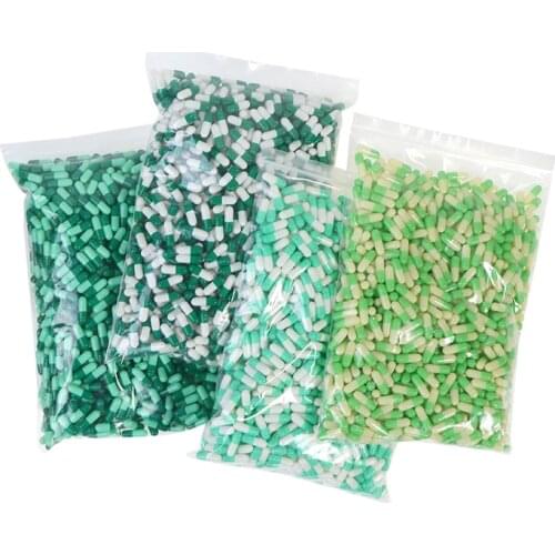 1000Pcs Empty Hard Gelatin Capsule Clear Kosher Gel Empty Gelatin Capsule Gelatin Capsule For Medicine Pills Refill Storage 1