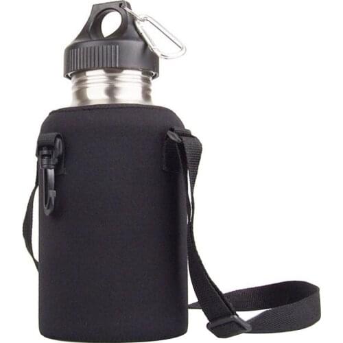 2L/2000ml Water Bottle Pouch Travel Stainless Steel Tea Water Bottle Carrier Insulated Bag Holder Climbing Camping Hiking Bags