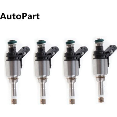 4PCS Petrol Direct Injection Fuel Injector Oil Nozzle For Audi A3 A4 A6 Q5 VW Passat B8 Golf Skoda Prosche 2.0TFSI 06L906036D