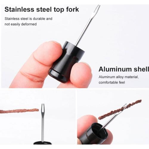 Optional 5 PCS 10 PCS Rubber Stripes Bicycle Tubeless Tire Repair Tool Tyre Drill Puncture for Urgent Glue Free Service Repair