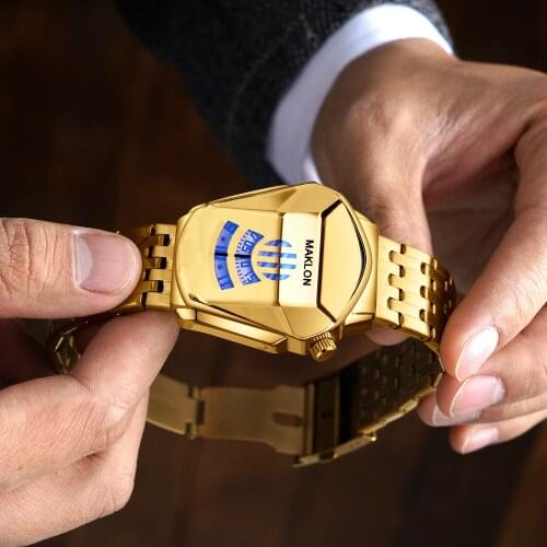 Top Brand Luxury Military Fashion Sport Watch Men Gold Wrist Watches Man Clock Casual Chronograph Wristwatch