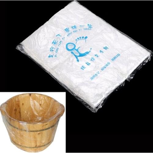 90PCS 55*65cm Environmentally Disposable Foot Tub Liners Bath Basin Bags for Feet Pedicure Spa Skin Care