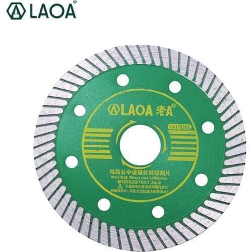 LAOA Ceramic file Cutting Disc Marble Saw Vitreous china Cutter Professional Diamond Saw Blade