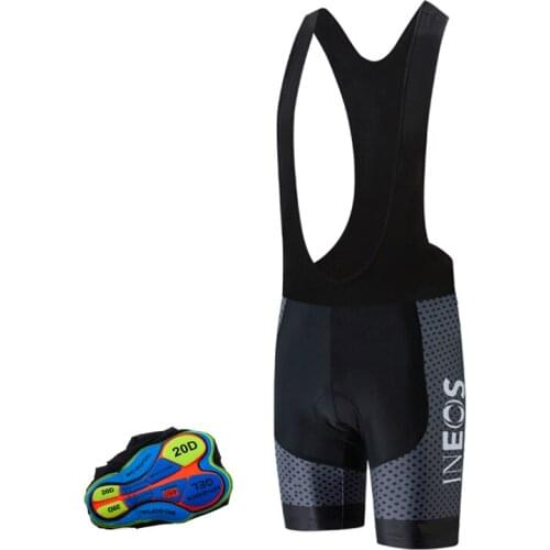 Team 2021 Cycling Bib Shorts Mountain Bike Men 20D Gel Padded Breathable Bicycle Pants Under Wear